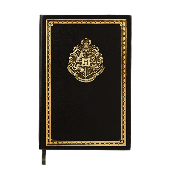 Faux Leather Hogwarts Crest Notebook