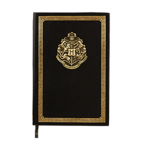 Faux Leather Hogwarts Crest Notebook